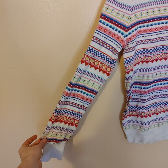 Gap Size Small S Striped Stripes Christmas Winter Sweater Cotton Well Made - Picture 7 of 8